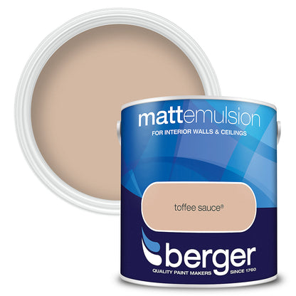 Berger Matt Emulsion 2.5L Toffee Sauce