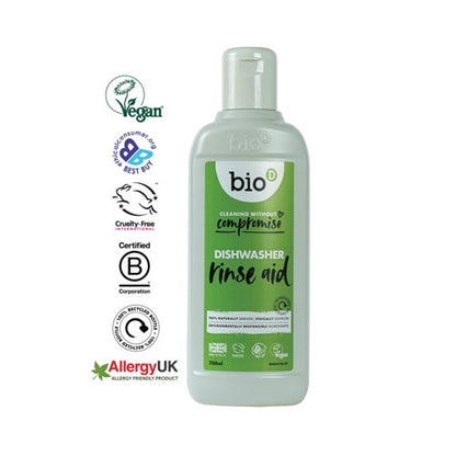 Biod Dishwasher Rinse Aid 750ml Pack of 12 BDRA127a
