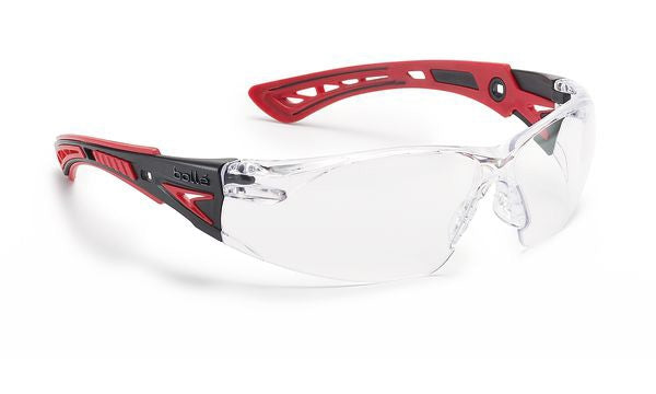 Bolle RUSH+CLEAR Clear Lens Safety Glasses