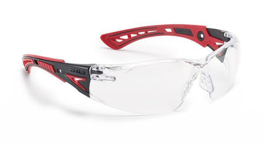 Bolle RUSH+CLEAR Clear Lens Safety Glasses