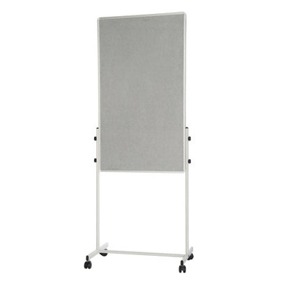 Bi-Office White Portable Duo Board And Flipchart Easel EA4724075