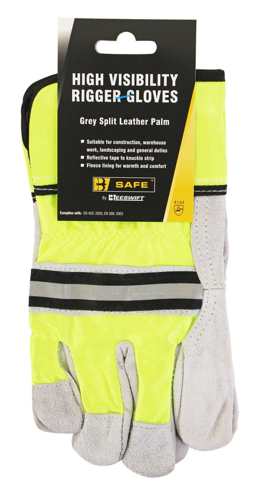 Beeswift Canadian Grey Hi-Vis Gloves