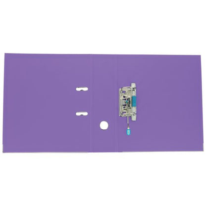 Elba 70Mm Lever Arch File Plastic A4 Purple 100202167