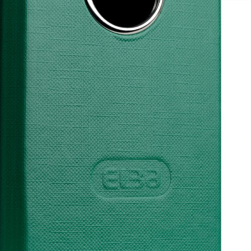Elba 70Mm Lever Arch File Plastic Green A4 100202174