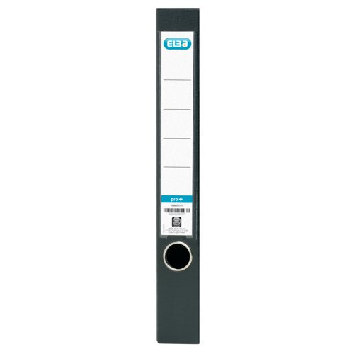 Elba 50Mm Lever Arch File Plastic A4 Black 100202102