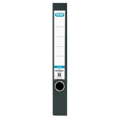 Elba 50Mm Lever Arch File Plastic A4 Black 100202102