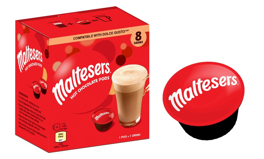 Maltesers Hot Chocolate - Dolce Gusto Compatible Pods - 8's