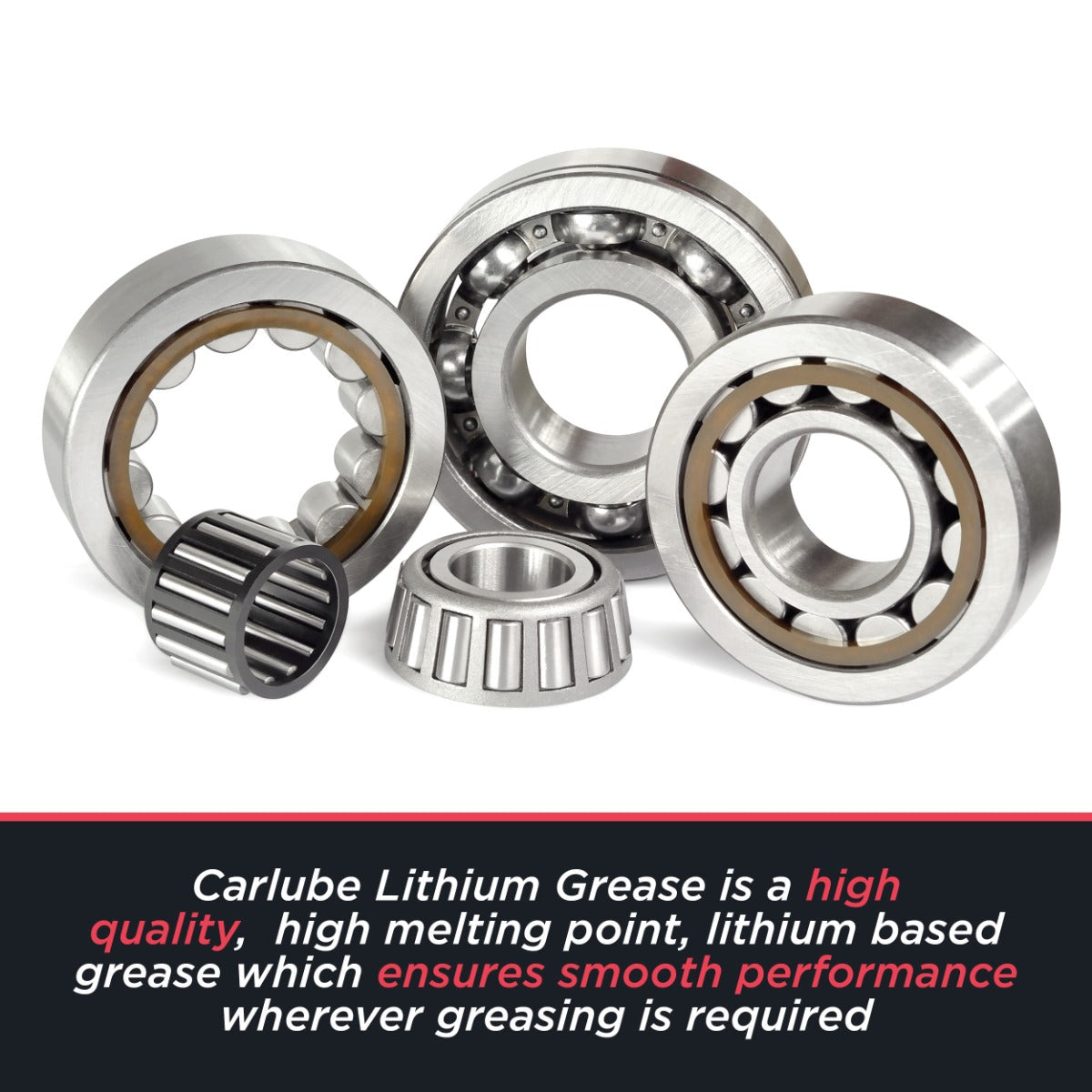 Carlube Multi-Purpose, Lithium Grease, LM 2, 500g