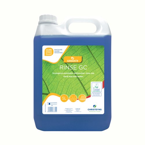 Christeyns Green'r Rinse GC Ecological Automatic Dishwasher Rinse Aid 5 Litre 465