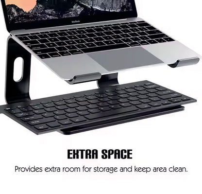 Contour Ergonomics Riser Style Laptop Stand For Laptops Up To 17 Inches Black CE10138