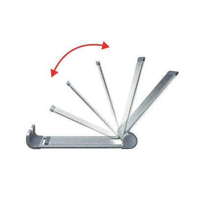 Contour Ergonomics Rotating 360 Degree Rotating Tablet/Phone Stand 4- 13 Inches Silver CE10141