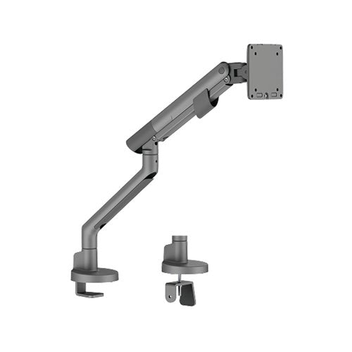 Contour Ergonomics Single Desk Mounted Monitor Arm Space Grey CE10184