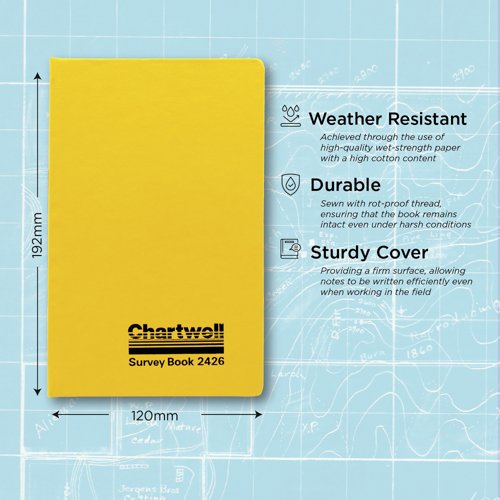 Exacompta Chartwell Weather Resistant Level Book 192x120mm 2426