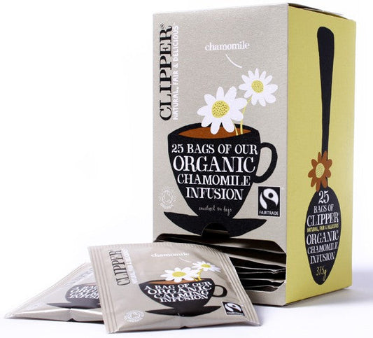 Clipper Fairtrade Organic Chamomile Enveloped Infusion Tea 25's
