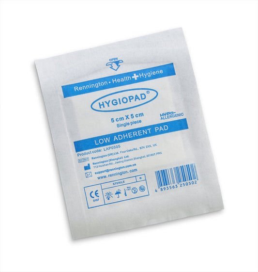 Click Medical Low Adherent Dressing 5cm x 5cm Box 25