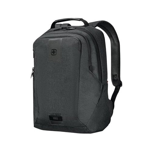 Wenger MX ECO Professional 16 Inch Laptop Backpack with Tablet Pocket Black 612261