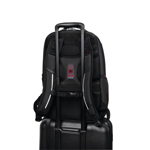 Wenger Cosmic 17 Inch Laptop Backpack with Tablet Pocket Black 653187
