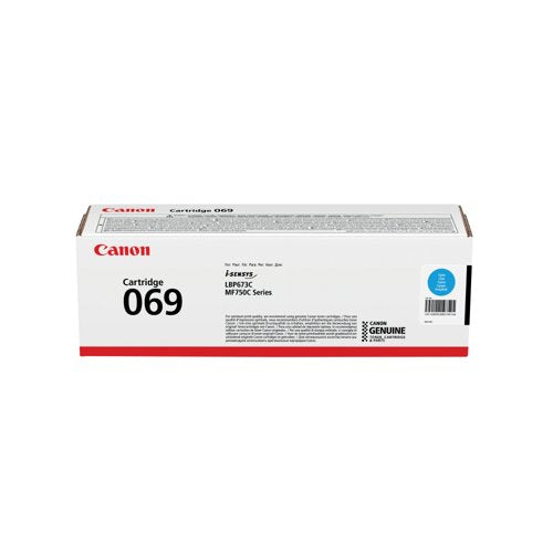 Canon 069C Toner Cartridge Cyan 5093C002