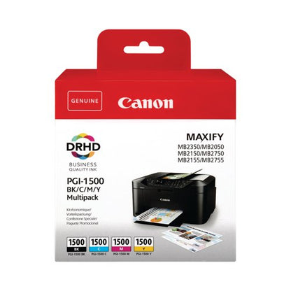 Canon PGI-1500 Ink Cartridges CMYK Multipack 9218B006