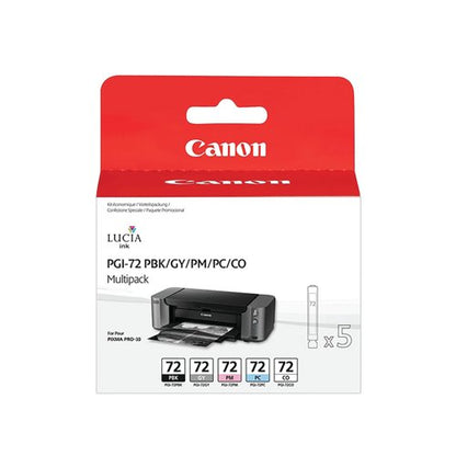 Canon PGI-72 Ink Cartridges PBK/GY/PM/PC/CO Multipack 6403B007