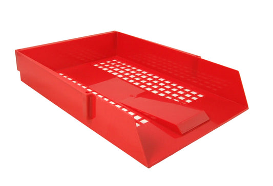 ValueX Deflecto Letter Tray A4/Foolscap Portrait Red - CP043YTRED