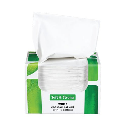 Cheeky Panda Cocktail Napkin x100 Napkins Plastic Free (Pack of 30) PFCNAPKX30