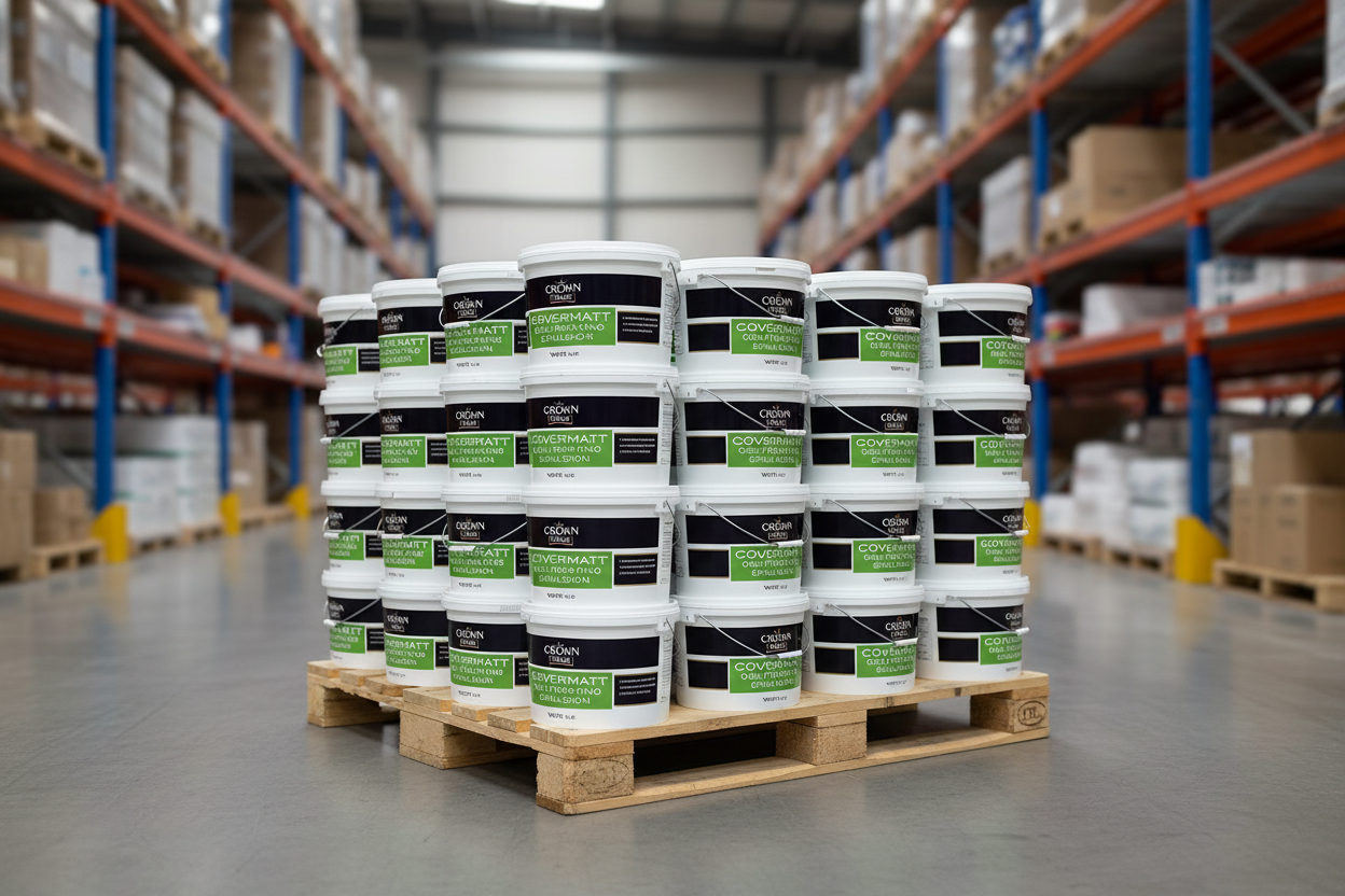 Crown Trade Covermatt Obliterating Emulsion 10 Litre WHITE