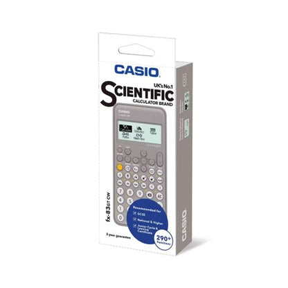 Casio FX-83GTCW Plus Scientific Calculator Grey FX-83GTCW-GY-WUT