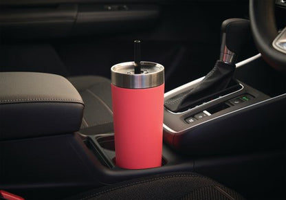 Contigo Luxe Stainless Steel Insulated Travel Tumbler/Straw 24oz Coral 2212920