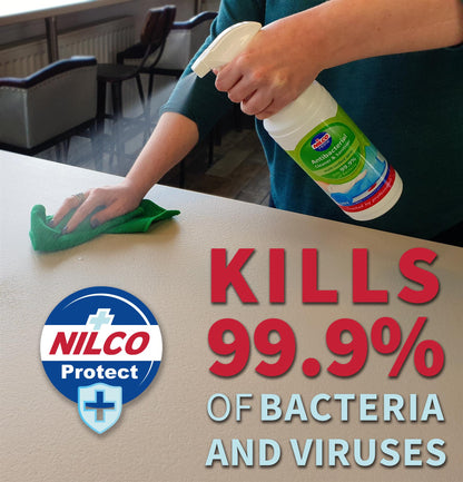 Nilco Antibacterial Cleaner & Sanitiser Multi-Surface Spray - 1L