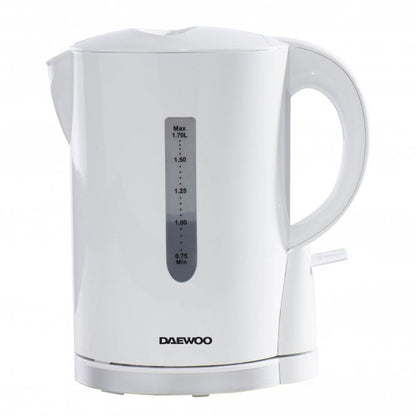 Daewoo 1.7 litre White Kettle | Cordless | Auto On Off