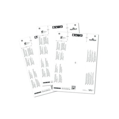 Durable Badgemaker Insert Sheets 52x100mm (Pack of 40) 1458/02