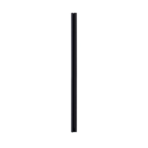Durable Spine Bar 100 Sheet Binding Bar 12mm Black (Pack of 25) 2912/01