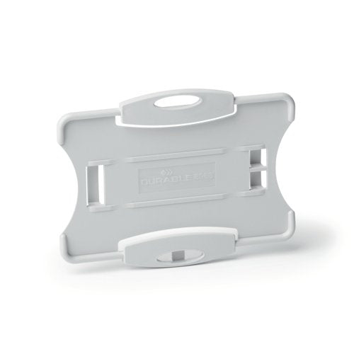 Durable Eco ID Card Holder For 1 Card Grey (Pack of 10) 898810