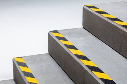 Durable DURALINE GRIP+ Strong Anti Slip Hazard Warning Floor Tape 50mmx15m Yellow/Black 1097130