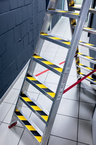 Durable DURALINE GRIP+ Strong Anti Slip Hazard Warning Floor Tape 50mmx15m Yellow/Black 1097130