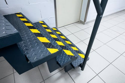 Durable DURALINE GRIP+ Strong Anti Slip Hazard Warning Floor Tape 50mmx15m Yellow/Black 1097130