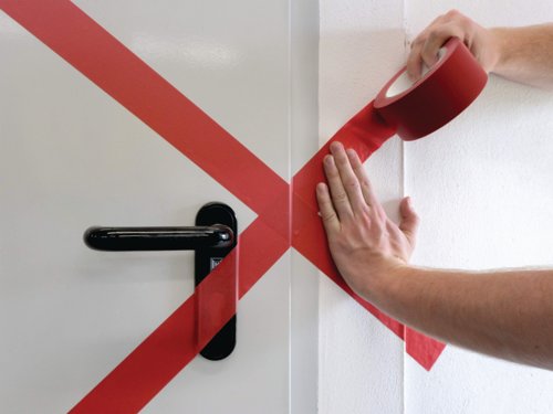 Durable Duraline Floor Marking Tape 50mm x 33m Red 104403