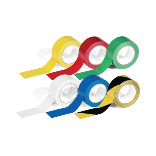 Durable Duraline Floor Marking Tape 50mm x 33m Yellow/Black 1044130