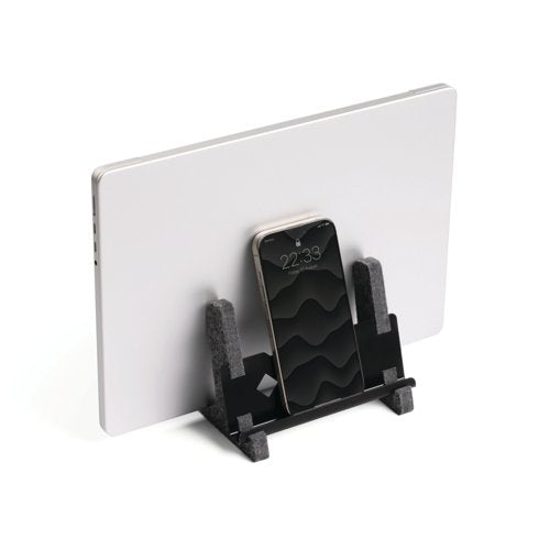 Durable Recycled Felt Vertical Laptop Stand 3-In-1 Holder 508058