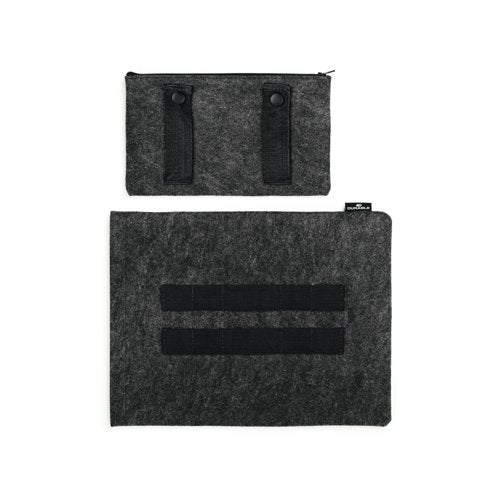 Durable Recycled Felt Protective Laptop Sleeve 13 Inch with Accessory Bag 507058
