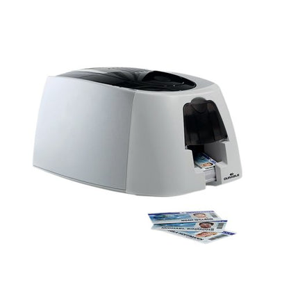 Durable DURACARD ID 300 ID Name Badge Card Printer with Ribbon and 100 Cards 891065