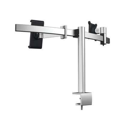 Durable Monitor Mount PRO for 1 Screen Up to 27in 1 Tablet Up to 13in + Desk Clamp Attachment 508723