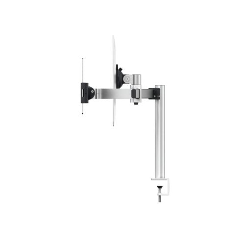 Durable Monitor Mount PRO for 1 Screen Up to 27in 1 Tablet Up to 13in + Desk Clamp Attachment 508723