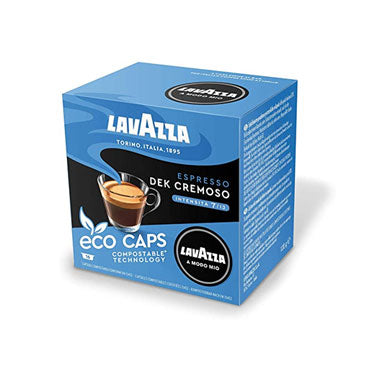 Lavazza A Modo Mio Dek Cremoso Decaf Espresso Eco Caps 16 Capsules