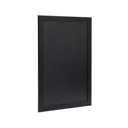 Deflecto Wall Mounted Chalkboard 400x600mm Black WCB-40-60-BLK