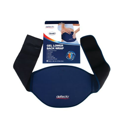 Deflecto Reusable Cool and Heat Pack for Lower Back Blue DEFCP-LBCK