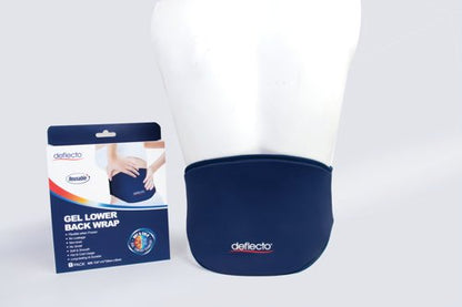 Deflecto Reusable Cool and Heat Pack for Lower Back Blue DEFCP-LBCK