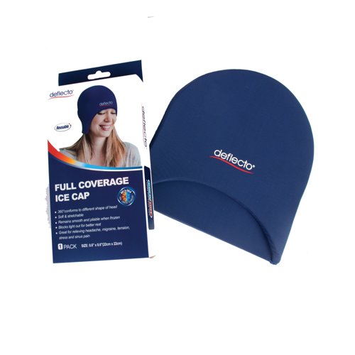 Deflecto Reusable Cool and Heat Cap Blue DEFCP-CAP