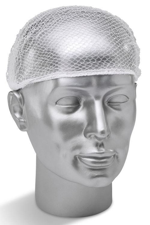 Disposable Hair Nets 5mm  Mesh Pack Size 100 {Colour White} - UK BUSINESS SUPPLIES